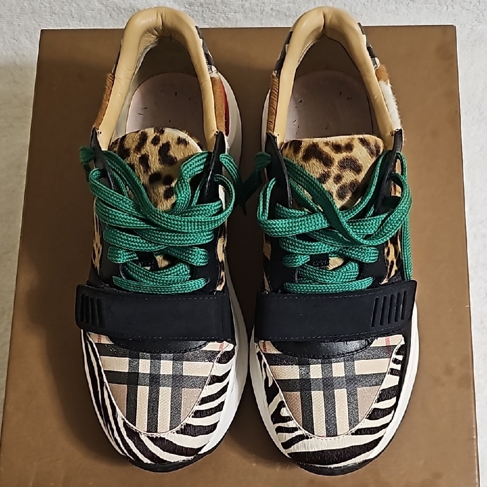Burberry Animal Print Sneakers